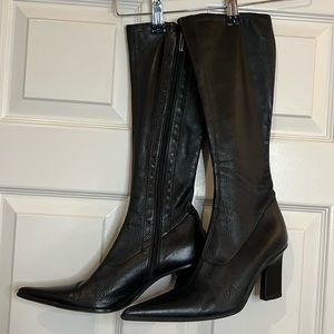 Stuart Weitzman Black Heeled Boots